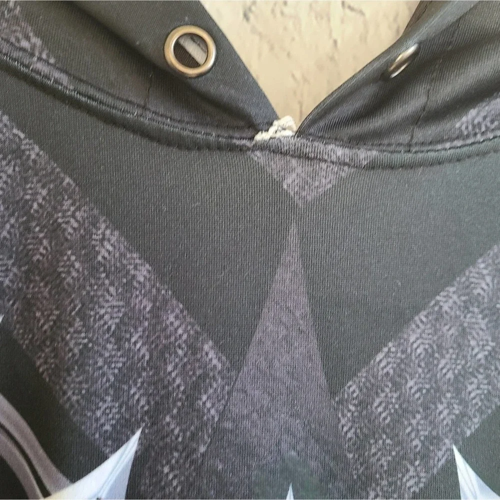 Men's Marvel Black Panther Comic Character Logo Hoodie SZ XL